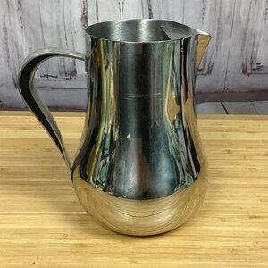 World Tableware CT-558  Stainless Steel Pitcher w/ Ice Guard
